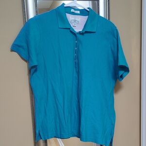 Perry Ellis Men's Blue Polo Shirt